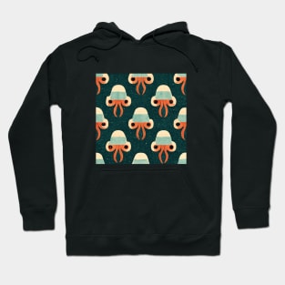 Squid Pattern Hoodie